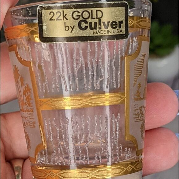 Vintage CULVER 22K GOLD "Bahamas" Shot Glass - Picture 6 of 6